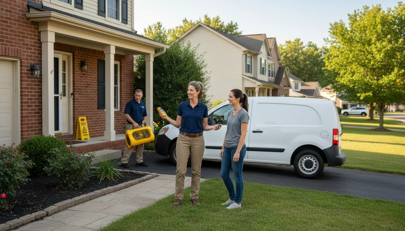 Water restoration image for Dehumidification And Cleanup Services in Wallace, KS
